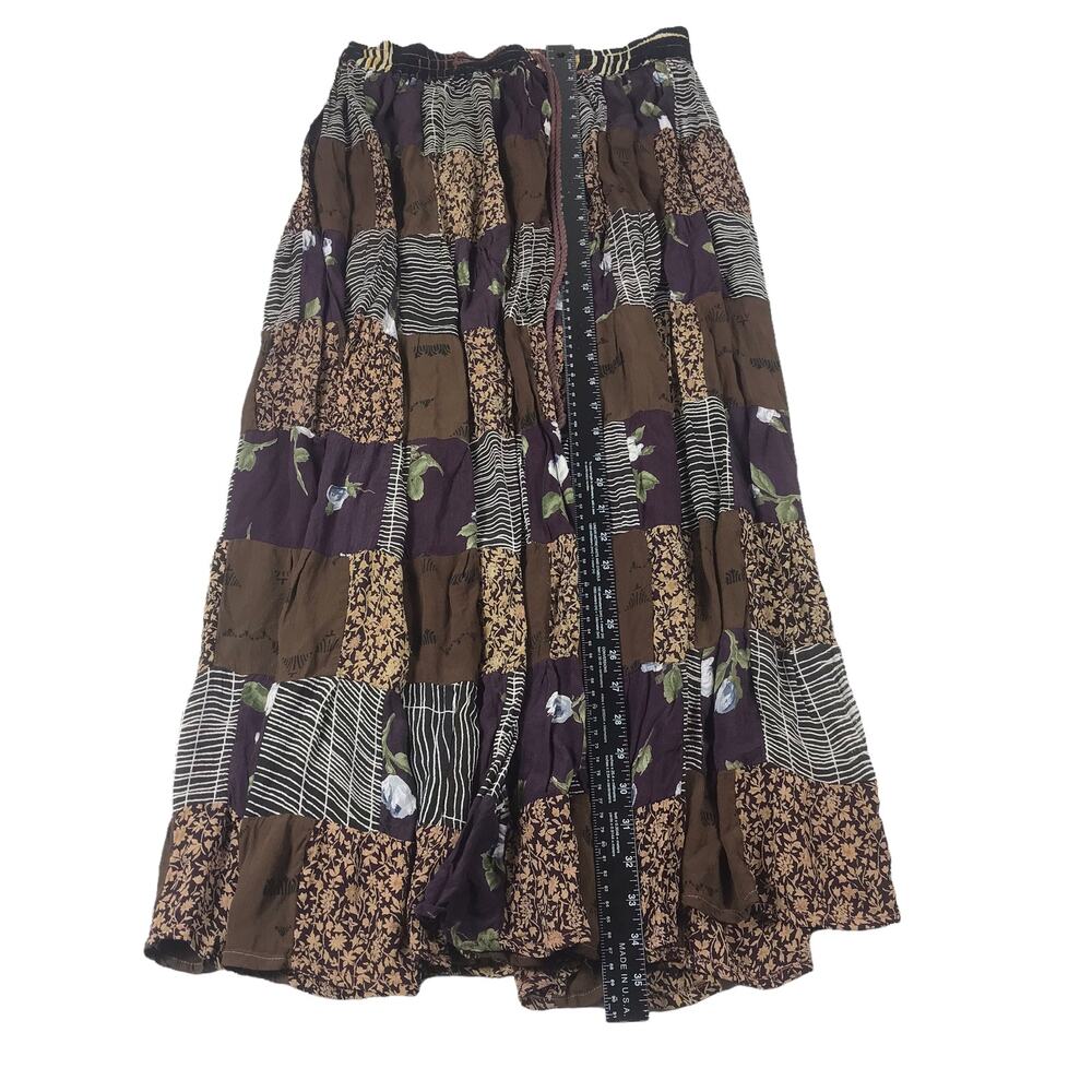 Vintage boho 24karat long skirt‎ free size